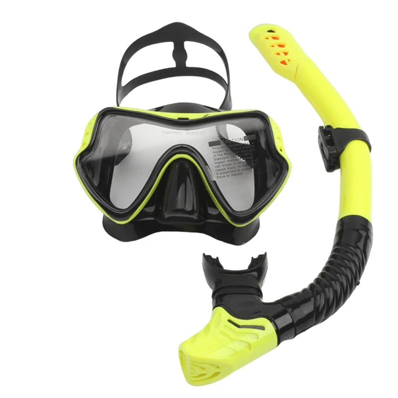 Cyklop Snorkelset Vuxen-Personligt-BB-Gul-Hemnix