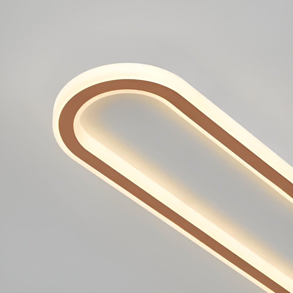 LED-taklamps i oval form – Elegant modern design för hall och entréområde Carvallo