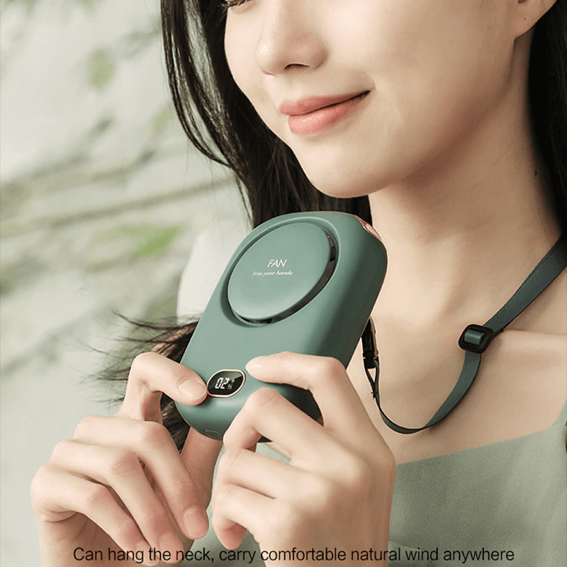 Portabel Hängande Minihalsfläkt 2000mAh-Personligt-BB-Hemnix