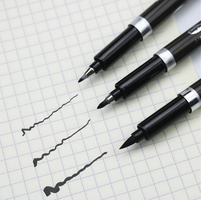 Pensel Kalligrafi Penna-DIY-Hemnix-Liten spets-Hemnix