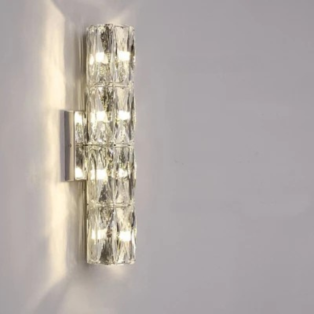 CrystalLuxe - Kunglig Sovrums Vägglampa Carvallo