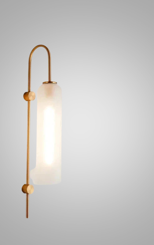 GlassGlow - Modern LED Vägglampa av Glas Carvallo