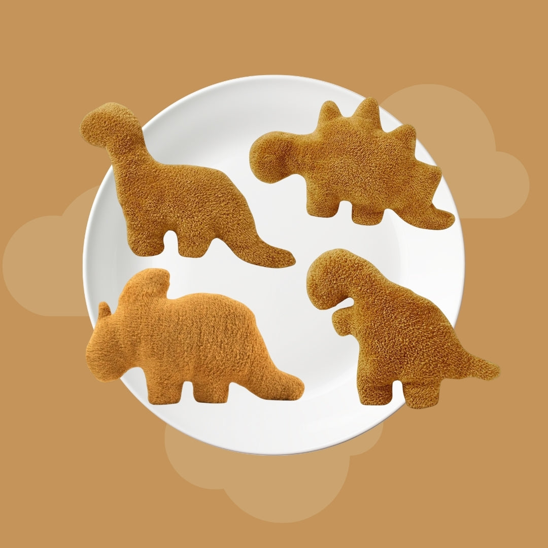 DinoHugs™ Nugget Mysig Leksak-Hemnix-Brontosaurus och Triceratops-Hemnix