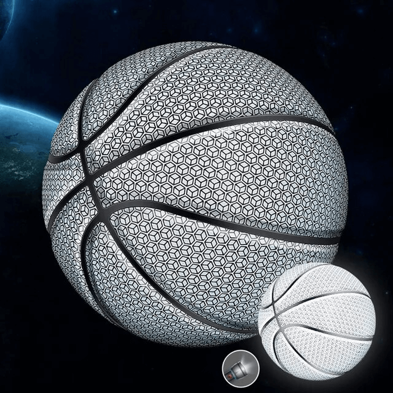 Lysande Reflekterande Holografisk Basketboll-Holografisk Basketboll-BB-B-Hemnix