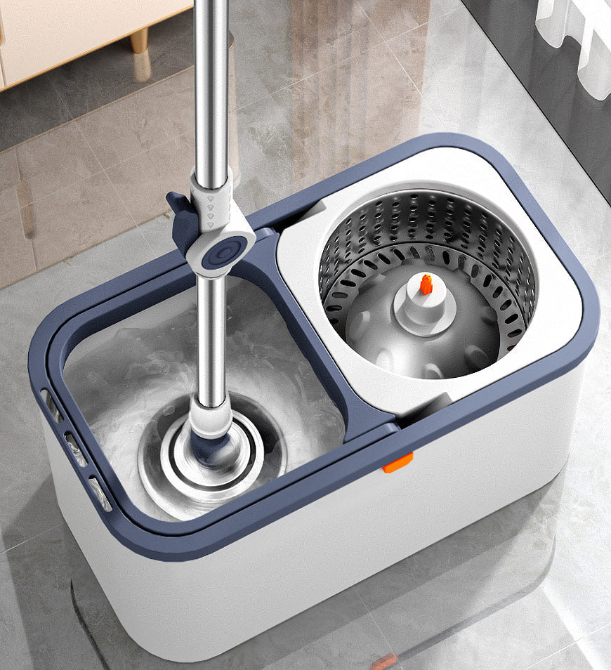 Carvallo skurtrasa med avskiljningssystem | 3 ersättninghuvuden | 136 cm handtag | Handsfree urvridning Carvallo