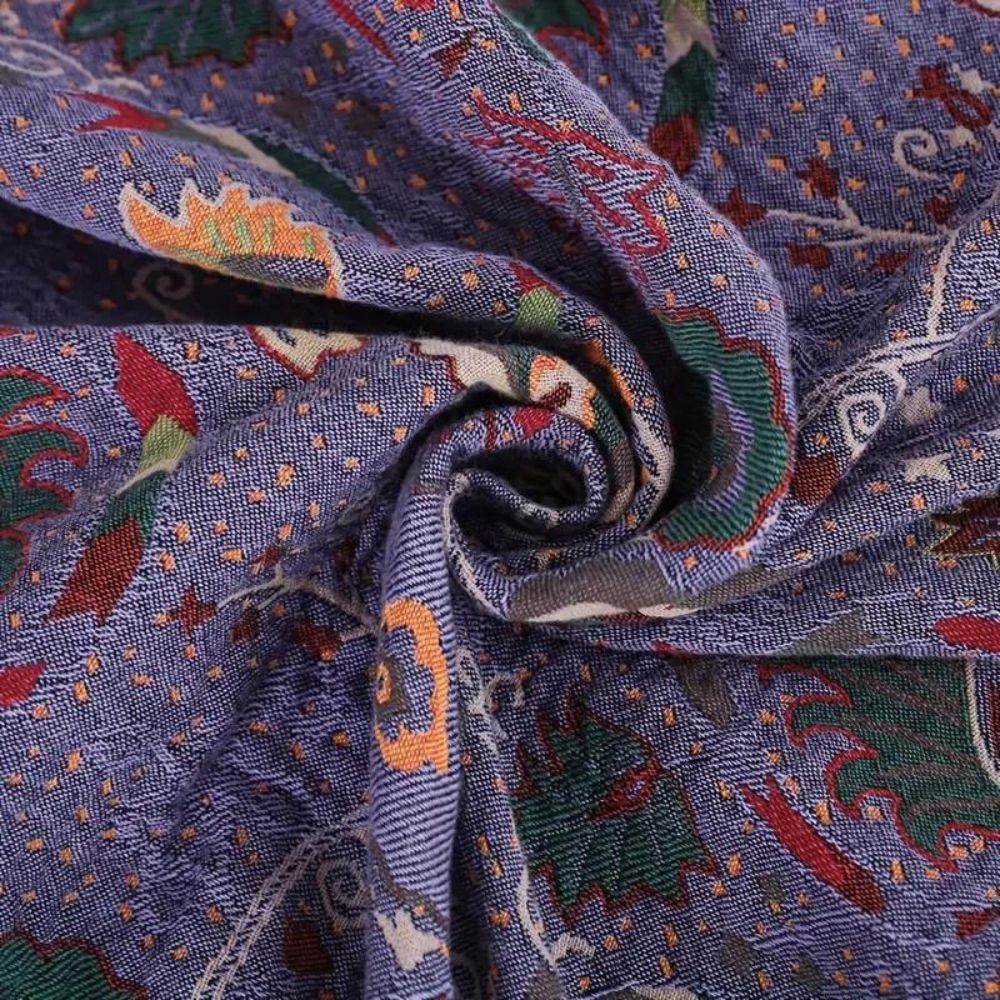 Påfågel Franje Bomullsfilt Carvallo