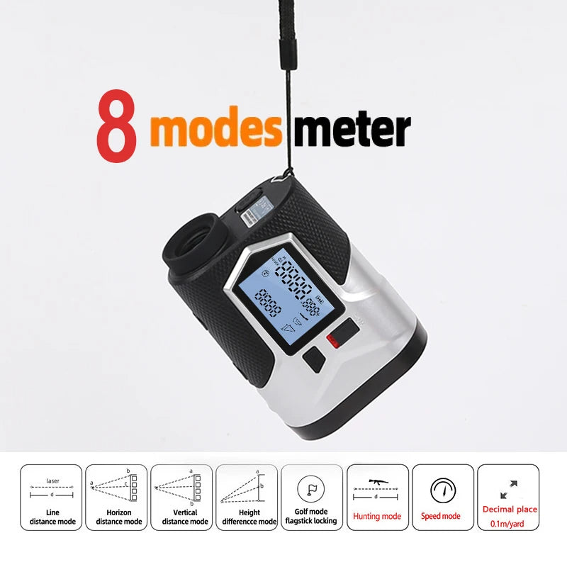 1200M Uppladdningsbar Golf Laser Avståndsmätare Carvallo