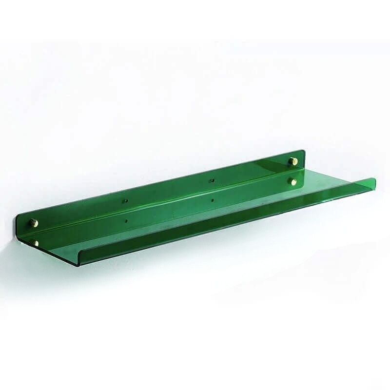 RetroCraft – Svävande utställningshylla med 80-talsinspirerad design och transparent struktur Carvallo