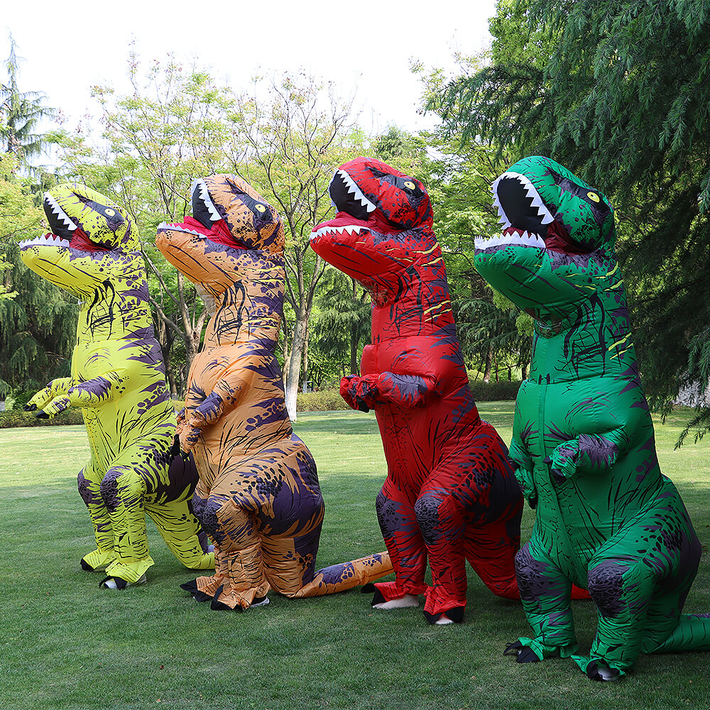 Uppblåsbar T-Rex Dinosaurie-Utklädnad-BB-Hemnix
