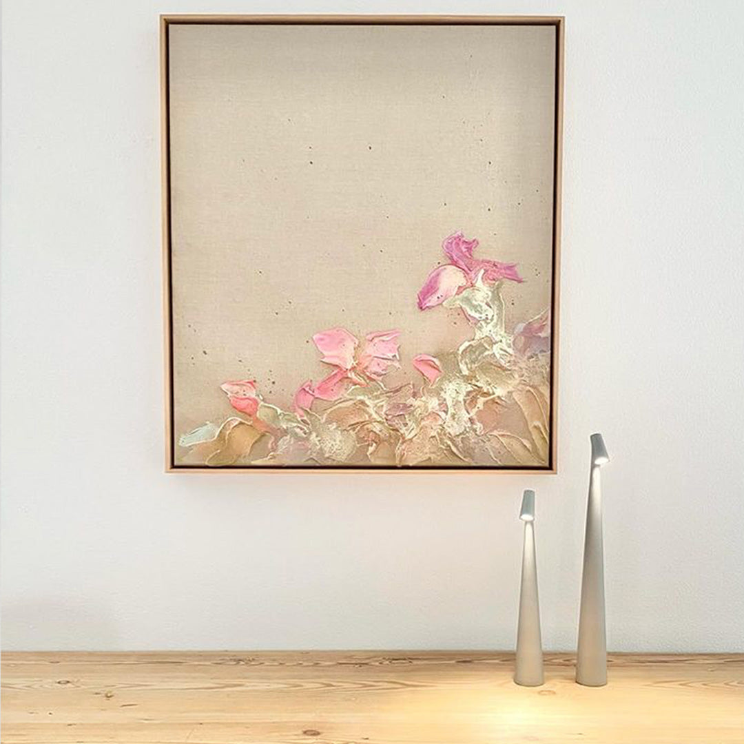 Bordslampa Modern Röd Metall LED Ljus Carvallo