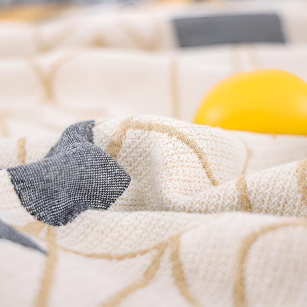 Poker Mönster Bomull Filt Carvallo