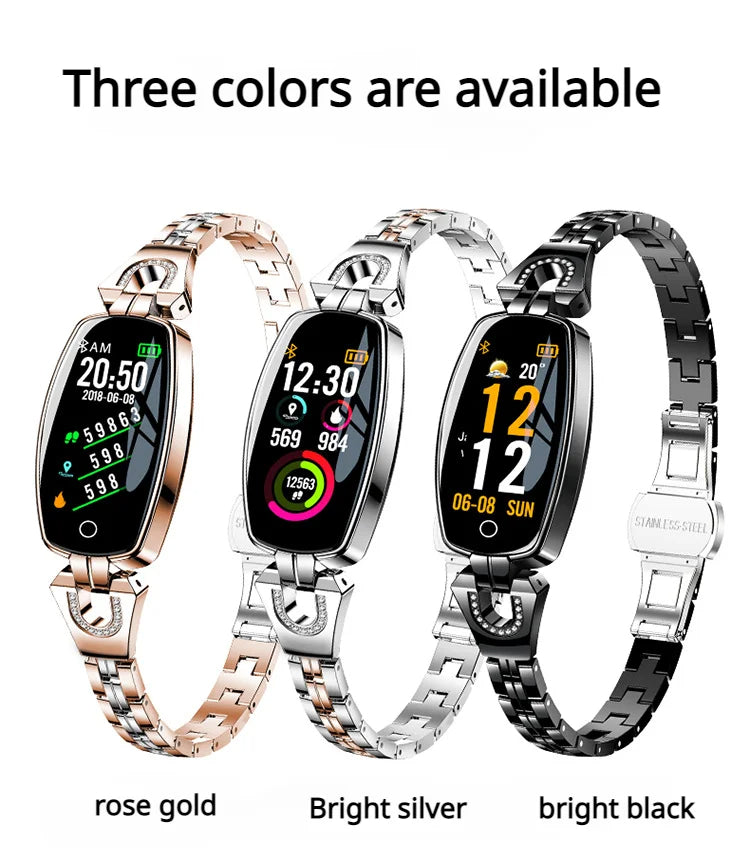 Smart Fitness Watch för kvinnor med armbandstraps Carvallo