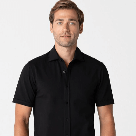 Polo shirt med knapp för män-Clothes for Men-Hemnix-Hemnix
