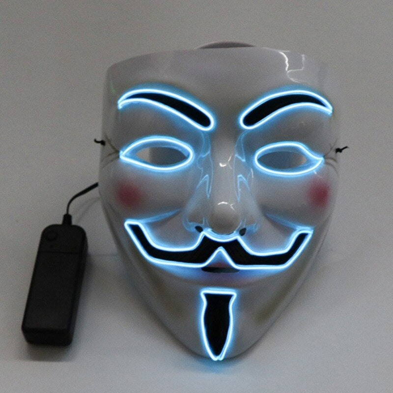 V For Vendetta LED-Mask-Utklädnad-BB-Hemnix