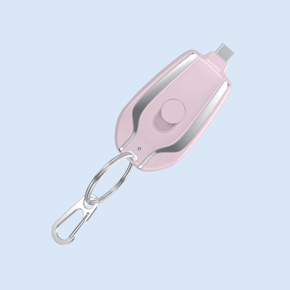 PowerLink – Kompakt nyckelringsladdare med snabb aktivering och inbyggd laddkontakt Carvallo