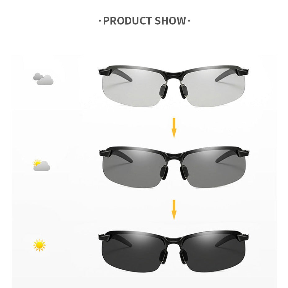 Polariserande Färgskiftande Solglasögon-Personligt-BB-Hemnix