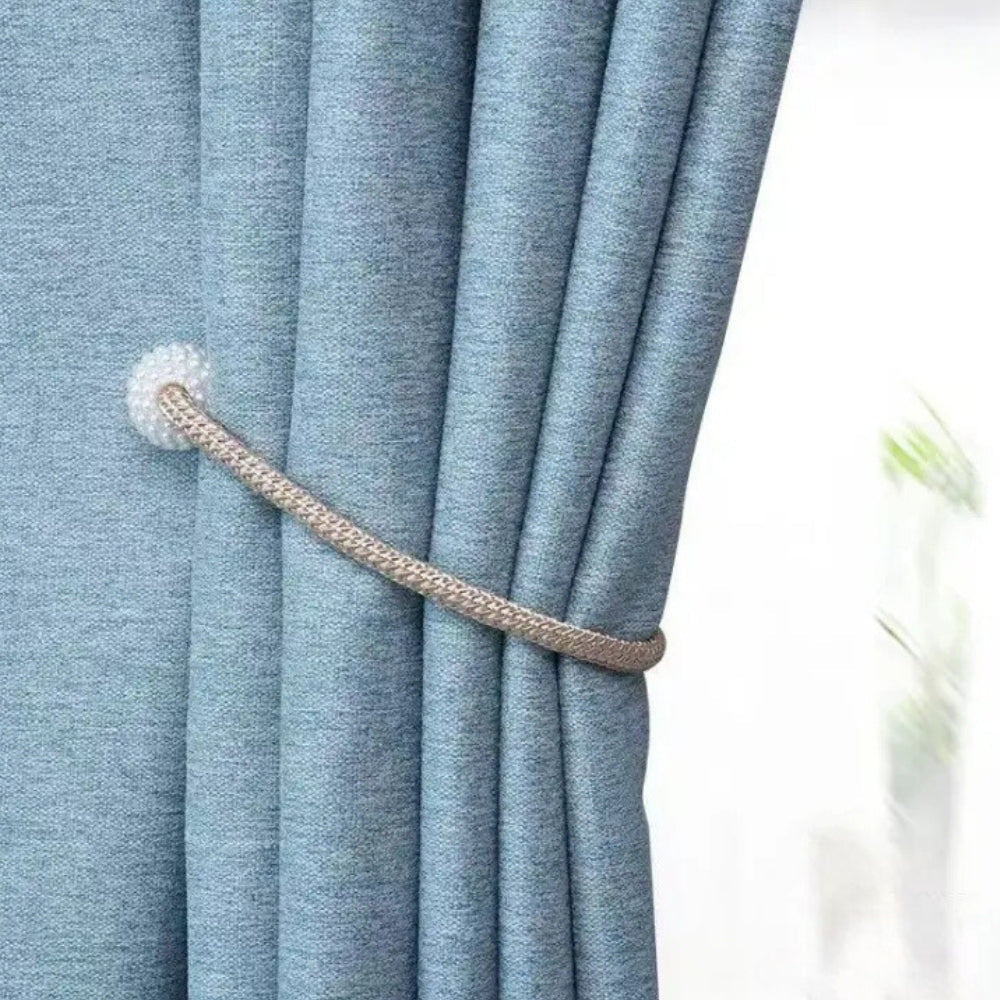 Magnetisk pärl gardinband | 2 delar set Carvallo