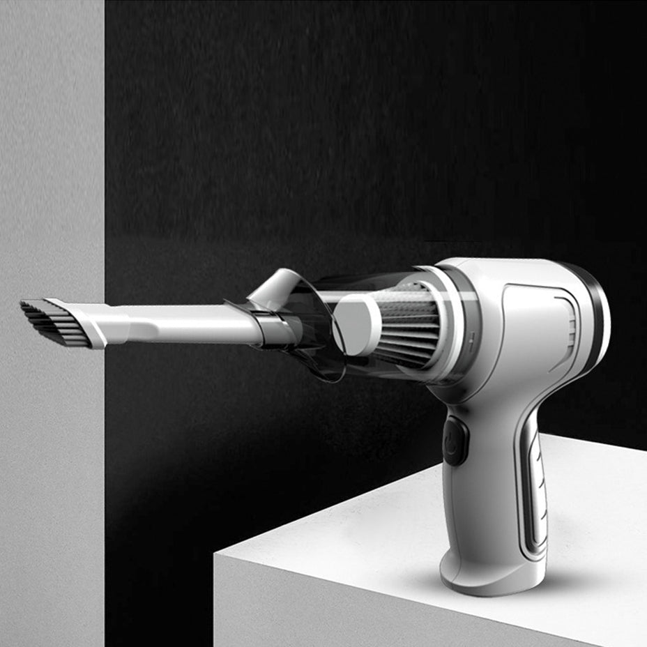 Multifunktionell Mini Dammsugare Batteridriven Sladdlös-Kök-BB-Grå-Hemnix