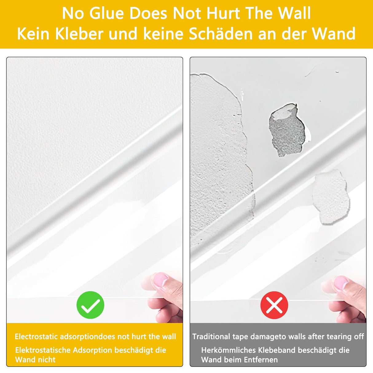 Elektrostatiska väggklistermärken Carvallo