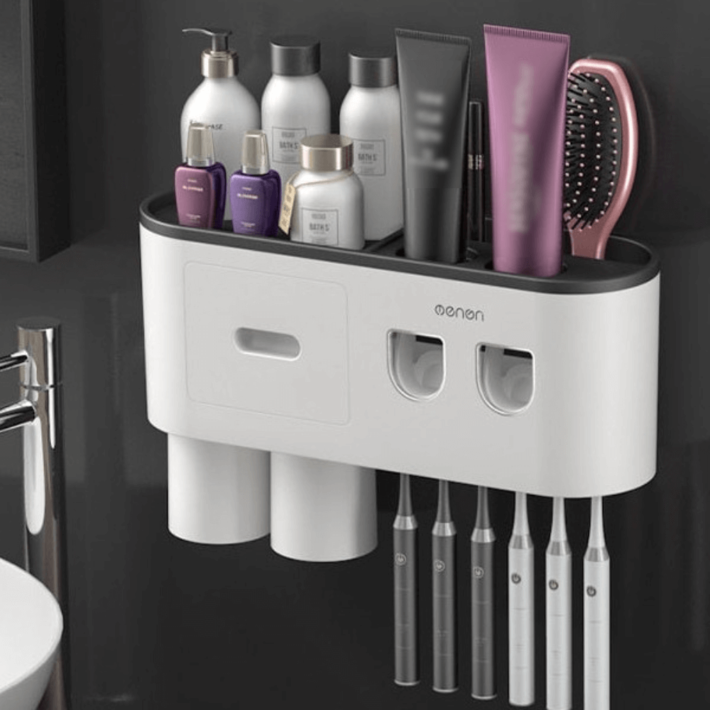 Multifunktionell Automatisk Tandkrämshållare-Home-Hemnix-Gray-Hemnix