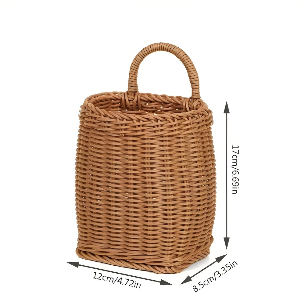 Willow Rattan Woven Storage Basket Carvallo