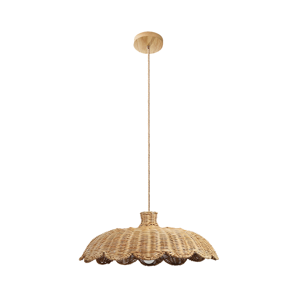 Boho Kreativ Dekor Rattan Vävd Hänglampa Carvallo