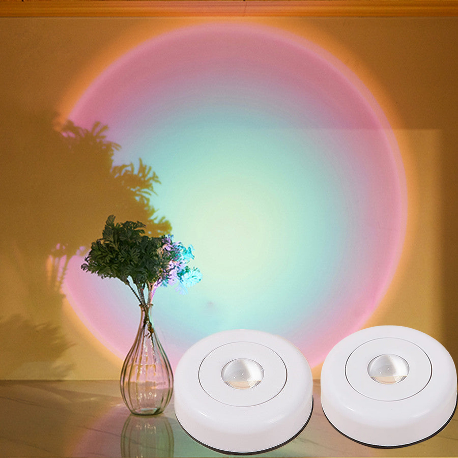 Carvallo – Kompakt Solnedgångslampa med Mångsidig Montering Carvallo