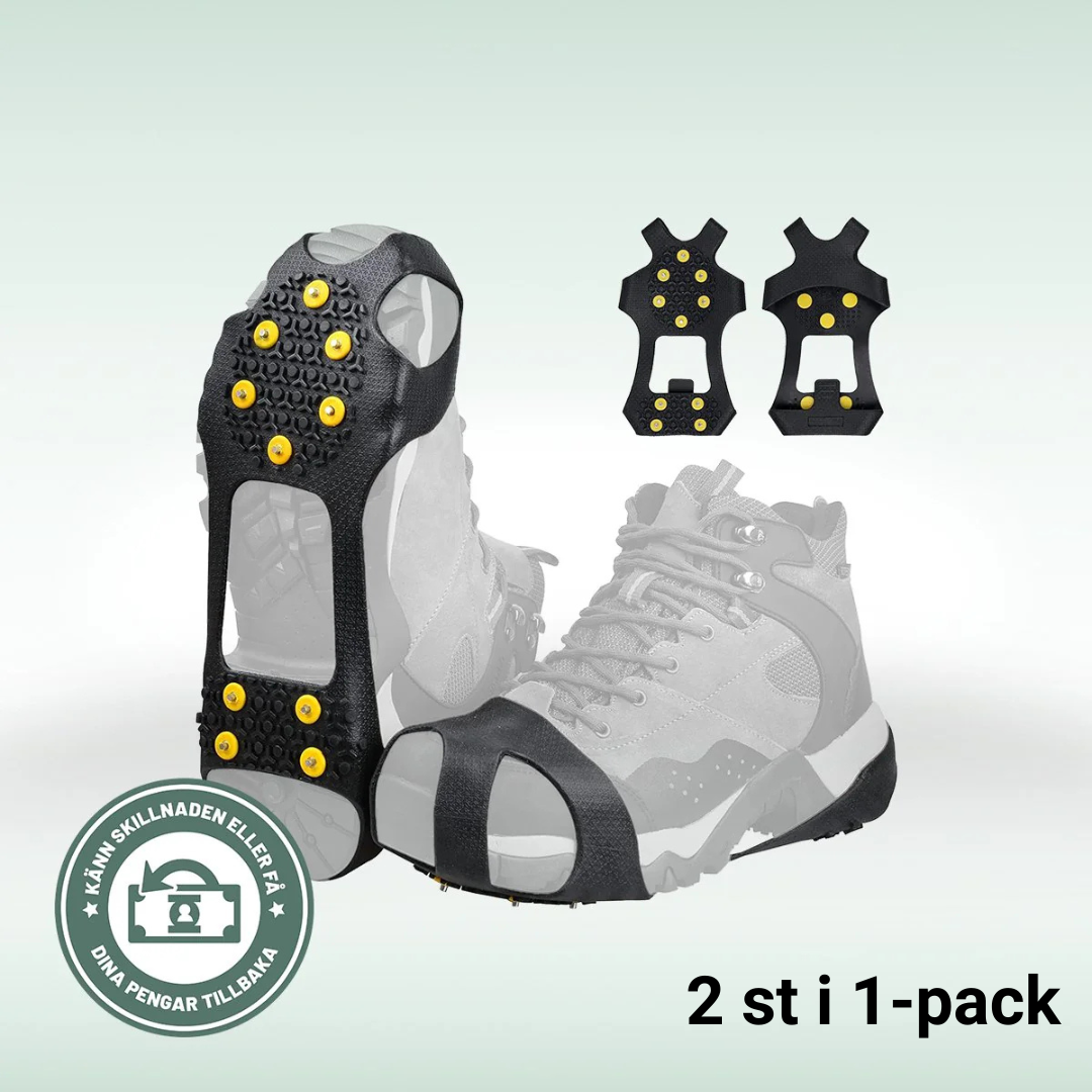 Halkskydd för Skor – säker fotfäste med ergonomisk passform-VaruZ-BARN (30-34)-PREMIUM (10 SPIKAR)-Hemnix