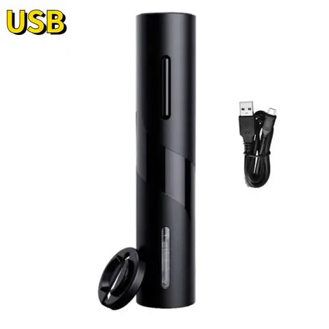 Royallure Uppladdningsbar Elektrisk Vinflaskanöppnare Set med Vakuumförslutare Carvallo