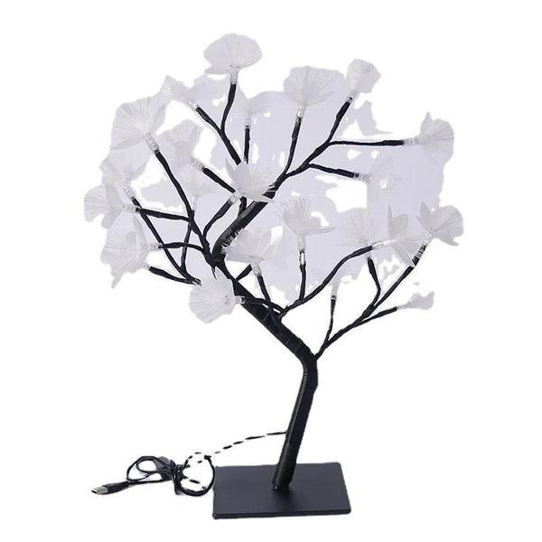 Carvallo BloomTree | Fiber optic LED tree lamp | Warm white | Birch look with flowers | For magical light moments Carvallo