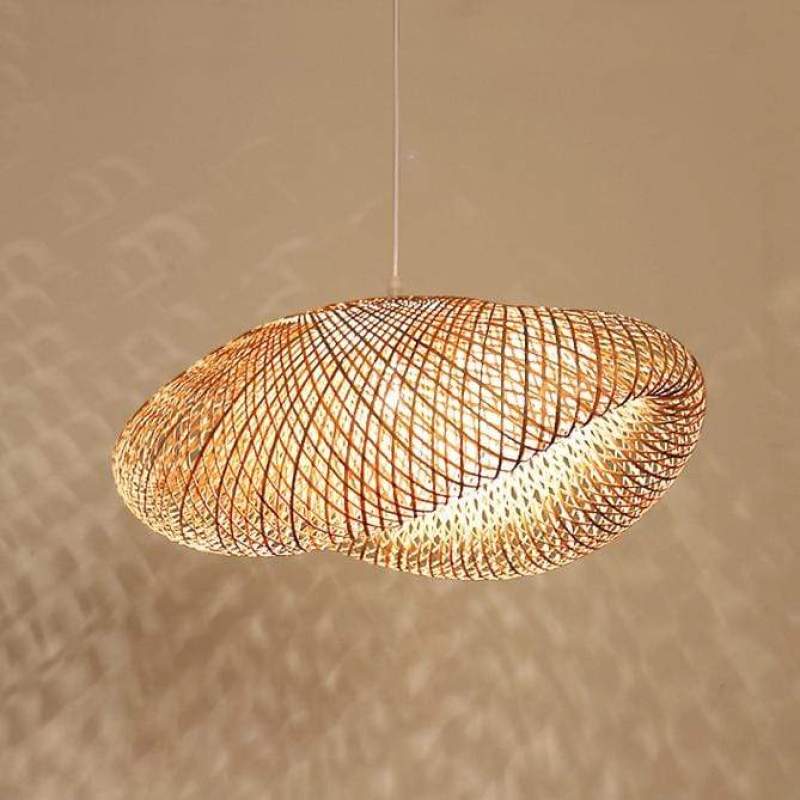 ZenBamboo LED Hänglampa Bollar av Bambu för Sovrum Carvallo