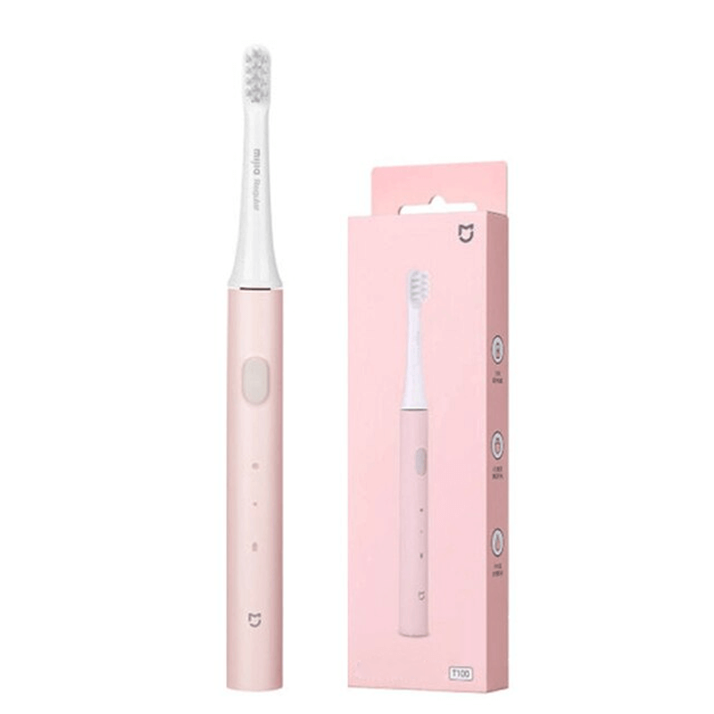 T100 Sonic Elektrisk Tandborste-Tandvård-BB-Rosa-Hemnix