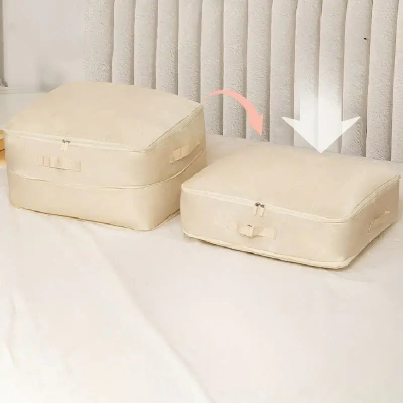 Royallure Kompressionsförvaringspåsar – Vattenavvisande Nylon, Lätt-Dragkedja, Förvaring för Garderob & Resa Carvallo