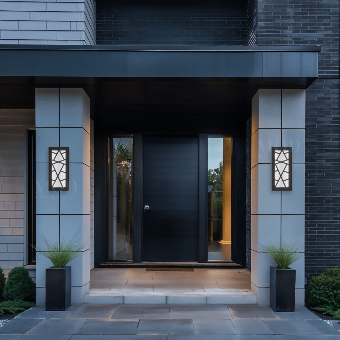 Vägglampa Modern Utomhus LED Panel Armatur Carvallo