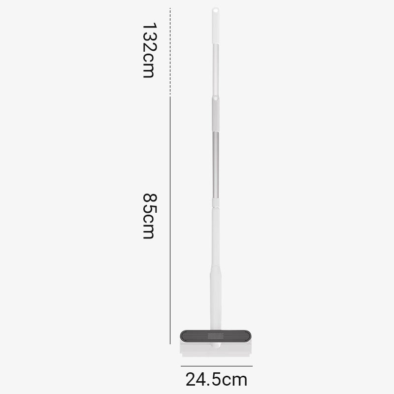 Teleskopisk 3-i-1-fönsterputsare med sprayanordning och integrerad behållare Carvallo