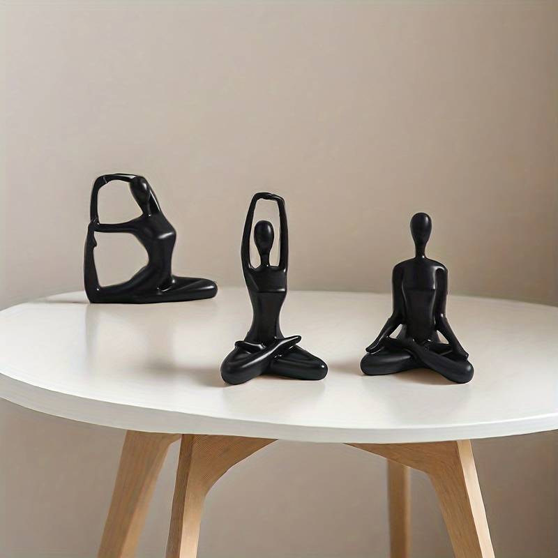 Carvallo - Elegant yogafigursset för lugn inredning Carvallo