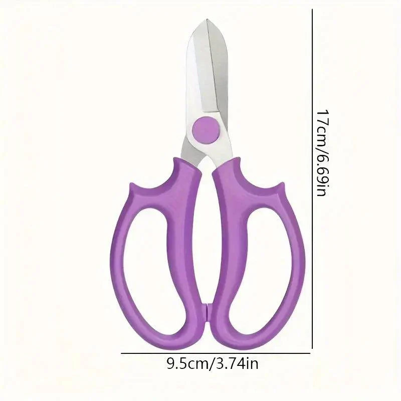 Carvallo Garden Scissors | Precision Cut with Comfort Grip | For Left & Right-Handed | Stainless Steel Blades Carvallo