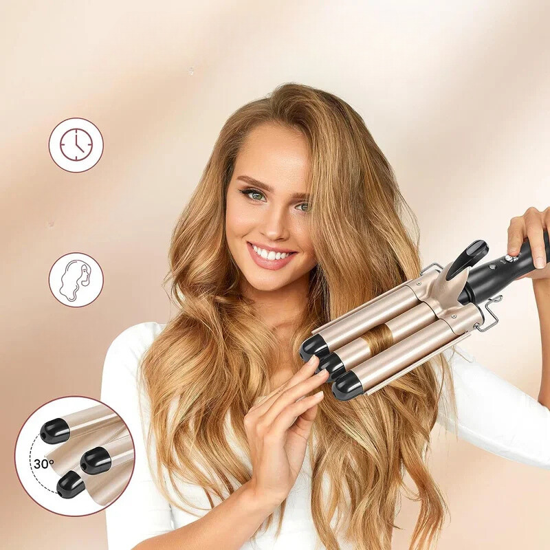 Triple Curl Wand – Frissfri glans med varje glid MILA Sverige