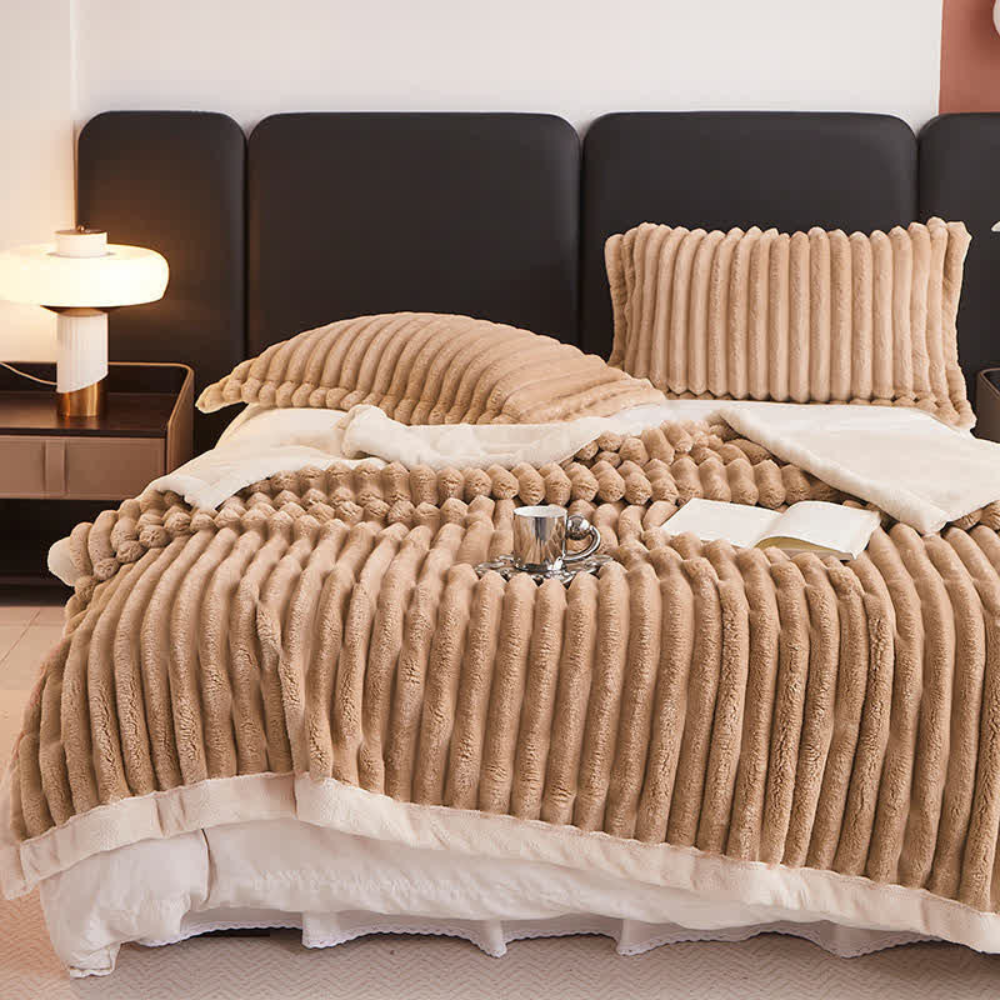 Mjukt Falskt pälsfleecefilt Carvallo