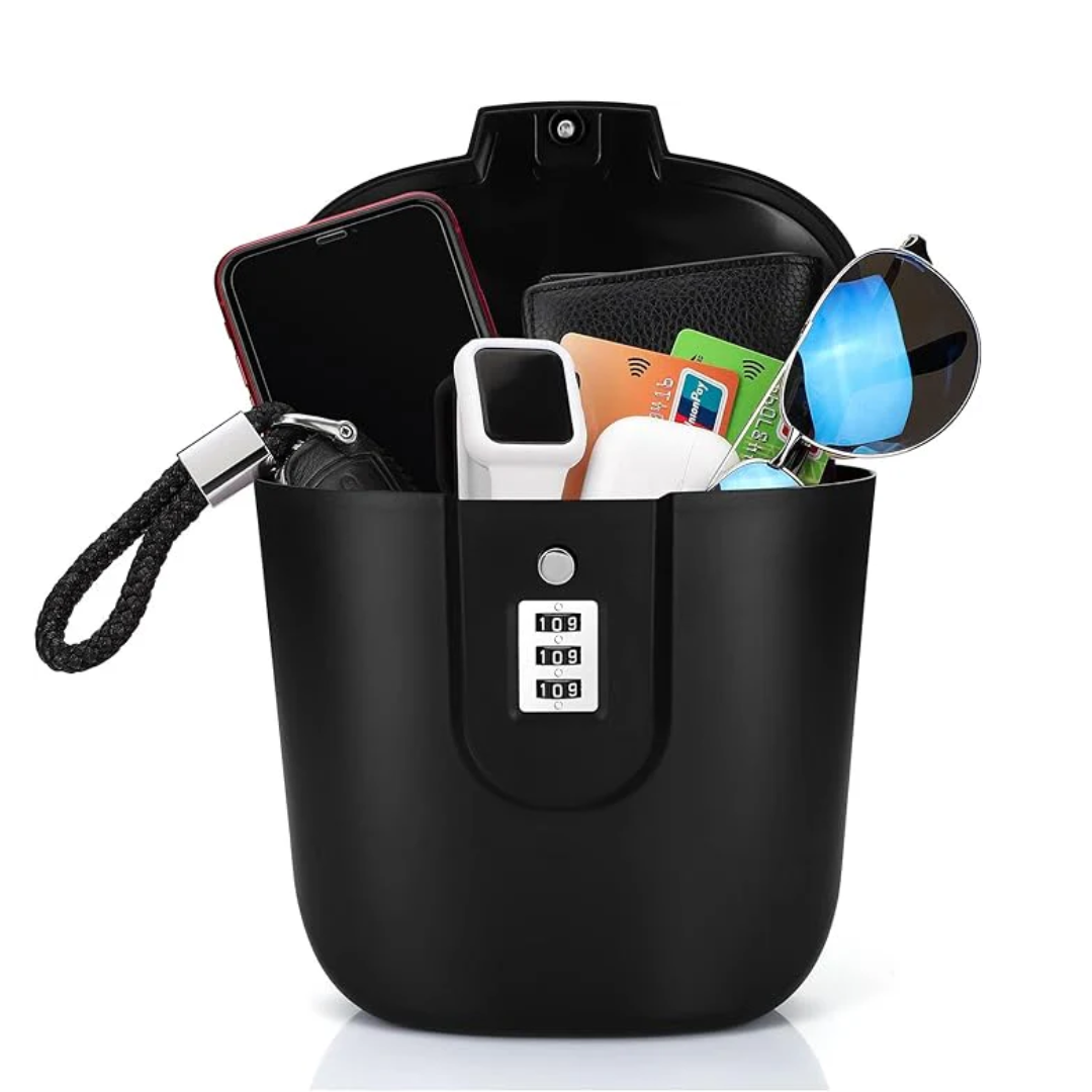 Carvallo TravelSafe | Vattentät & Stötsäker | Med kombinationslås | Kompakt för resor & utomhus Carvallo