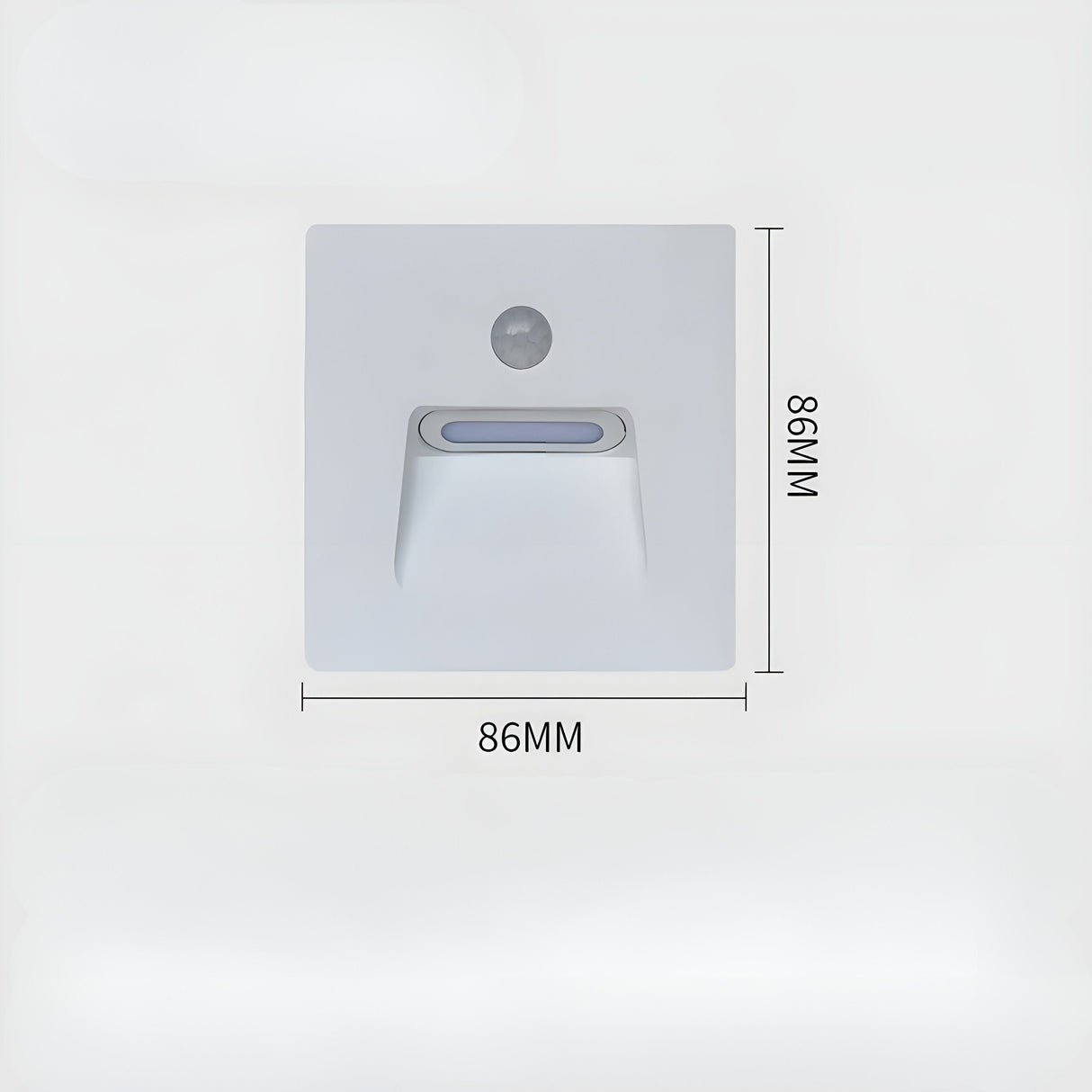 LED-utomhusvägglampa med rörelsesensor – Vattentät nattlampa för trädgård och terrass Carvallo