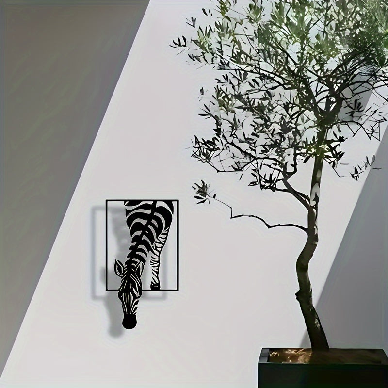 Zebra Silhouette Väggdekoration - Stilfull Elegans för Ditt Utrymme Carvallo