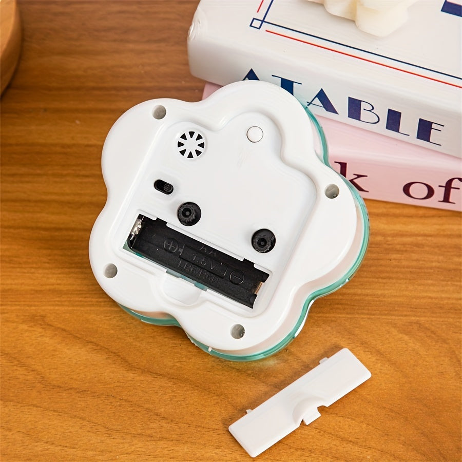 Bedårande Blommig Väggklocka för Sovrum och Studenter Carvallo