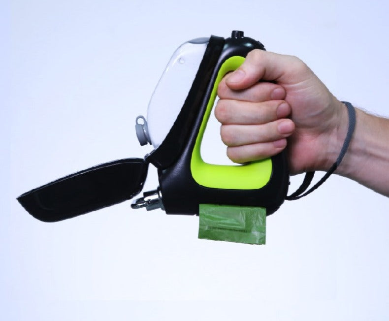 Smart hundkoppel+ träningshalsband 5-i-1-leksaker-VaruZ-Svart-Hemnix