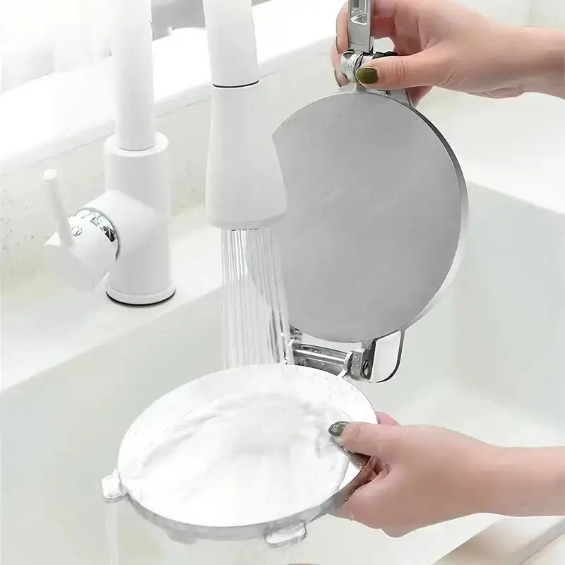 Premium tortillamaskin i aluminium – handpress för autentiska majs- och mjöltortillas MILA Sverige