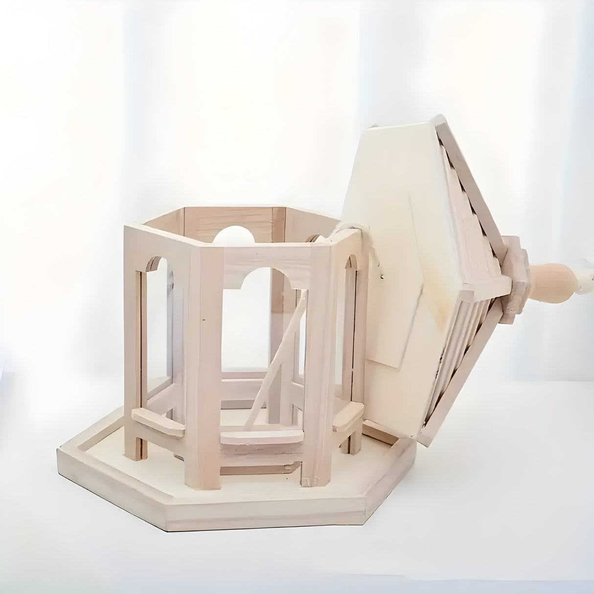 SkyPerch Bo free - Målningsbar trä hängande fågelhus Carvallo