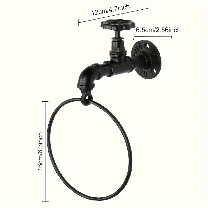 Industriell Handdukshängare - För en Rustik Inredning Carvallo