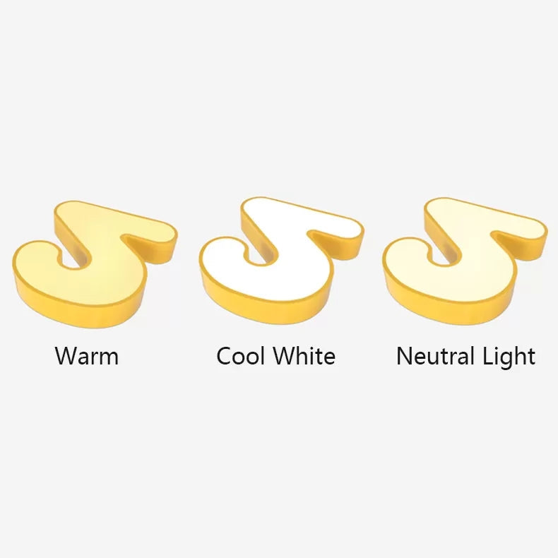 NumberLight – Modern LED Plafondlampa i Sifferform för Barn Carvallo