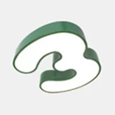 NumberLight – Modern LED Plafondlampa i Sifferform för Barn Carvallo