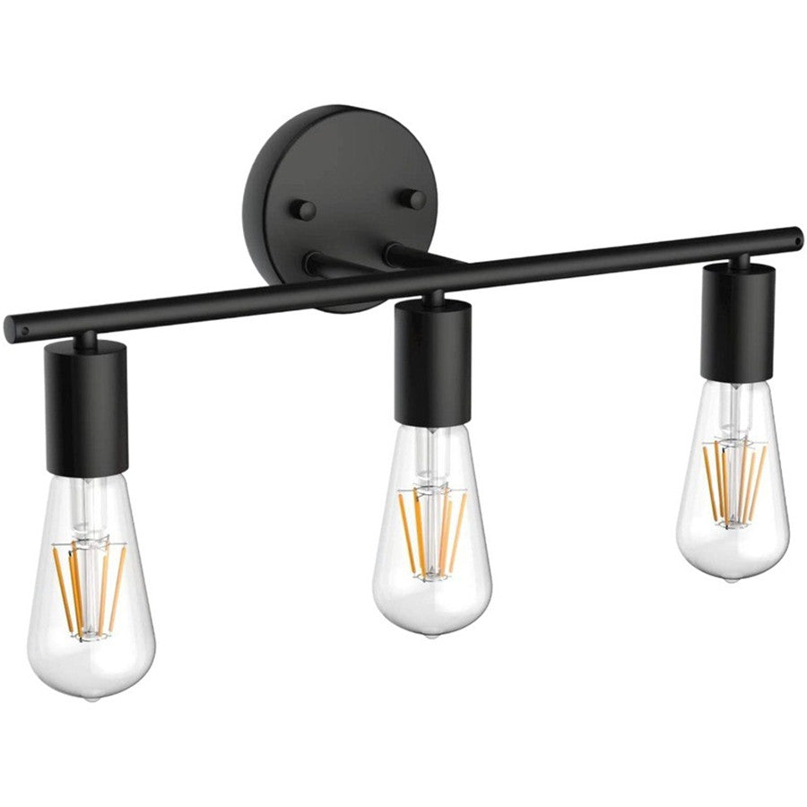 IndustrialGlow - Modern 3-Arm Vägglampa i Industriell Stil LED Belysning Carvallo